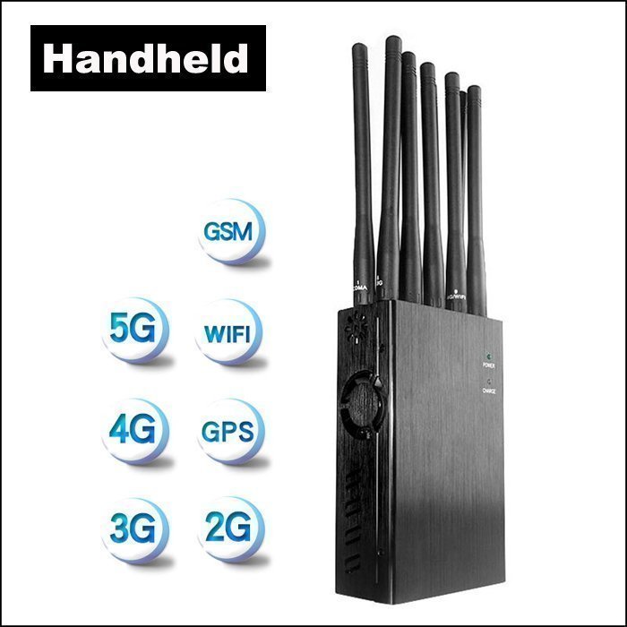 The handheld signal Jammer are very easy to carry with small size and light weight,Block 2G 3G 4G 5G ,WiFi,GPS,cell phone signals.