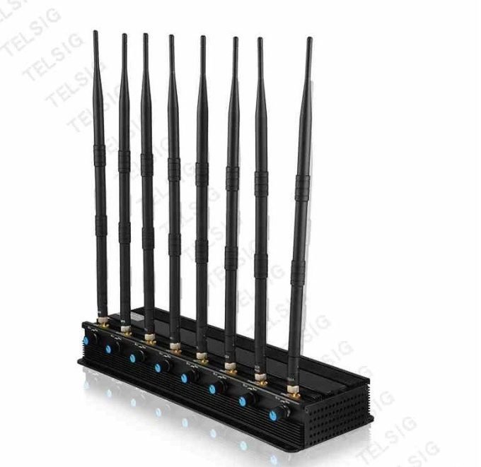 Cell Phone Desktop Signal Jammer with 8 Antenna