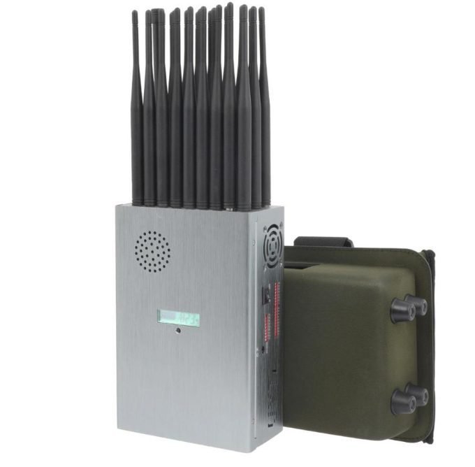 Portable 27 Bands Antennas Jammer Block All Mobile Phones Used Worldwide 2g 3G 4G 5G GPS WiFi RF Signals