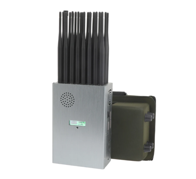 Handheld 24 Bands Antennas Signal Jammer Wireless WiFi Blocker GPS Jammer 2G 3G 4G 5G Cellphone Signal Inhibitor