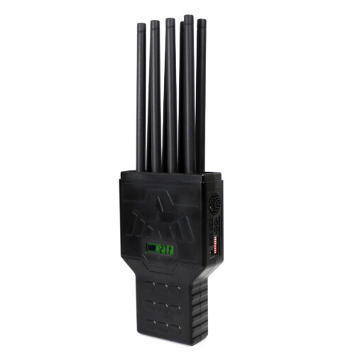 28W High Power handheld cell phone signal Jammer GPS WIFI LOJACK Signal Jammer up to 10m