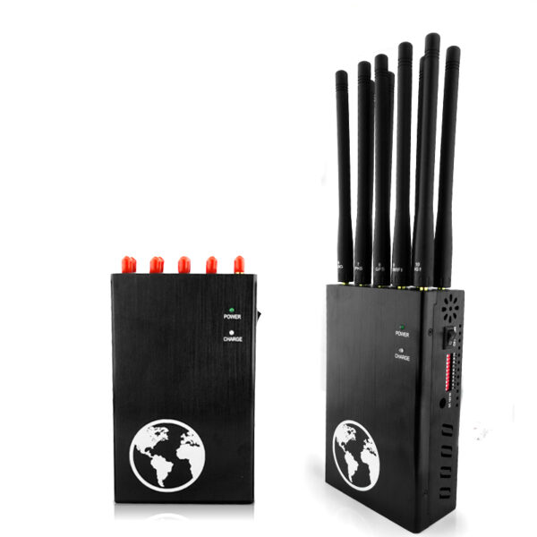 10 Antennas 7watt Portable Signal 2345G WIFI GPS Cell Phone Jammer