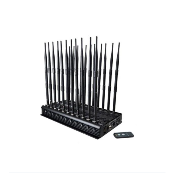 Latest 22 Antennas Cell Phone Jammer 5G Wi-Fi GPS LOJACK Blocker