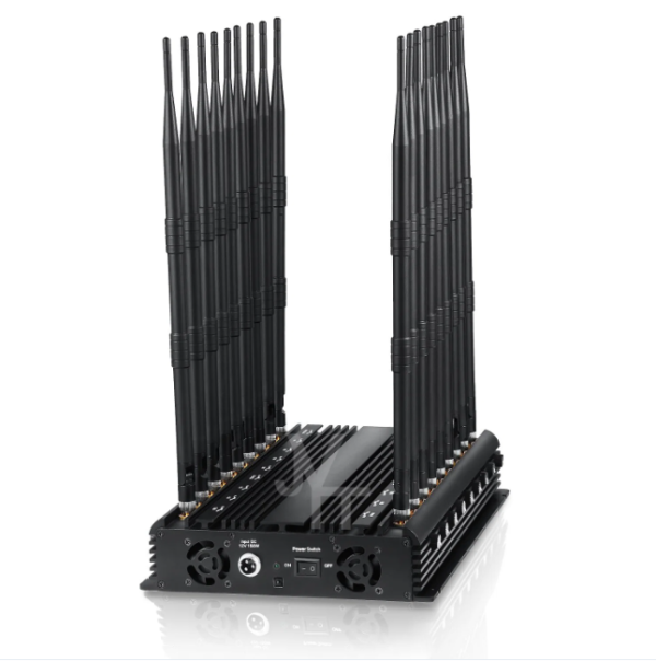 18 Bands Desktop 5G Cell Phone Signal Jammer Blocking 2G 3G 5g WiFi RF Signals 48W