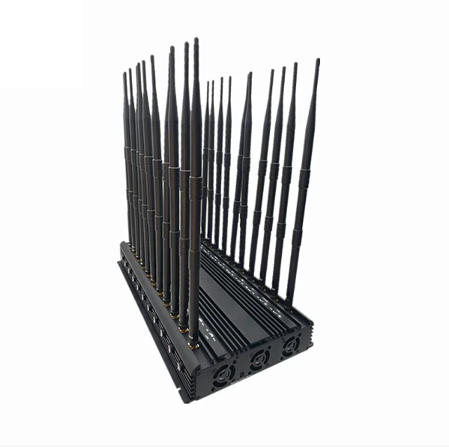 Latest 22 Antennas Cell Phone Jammer 5G Wi-Fi GPS LOJACK Blocker