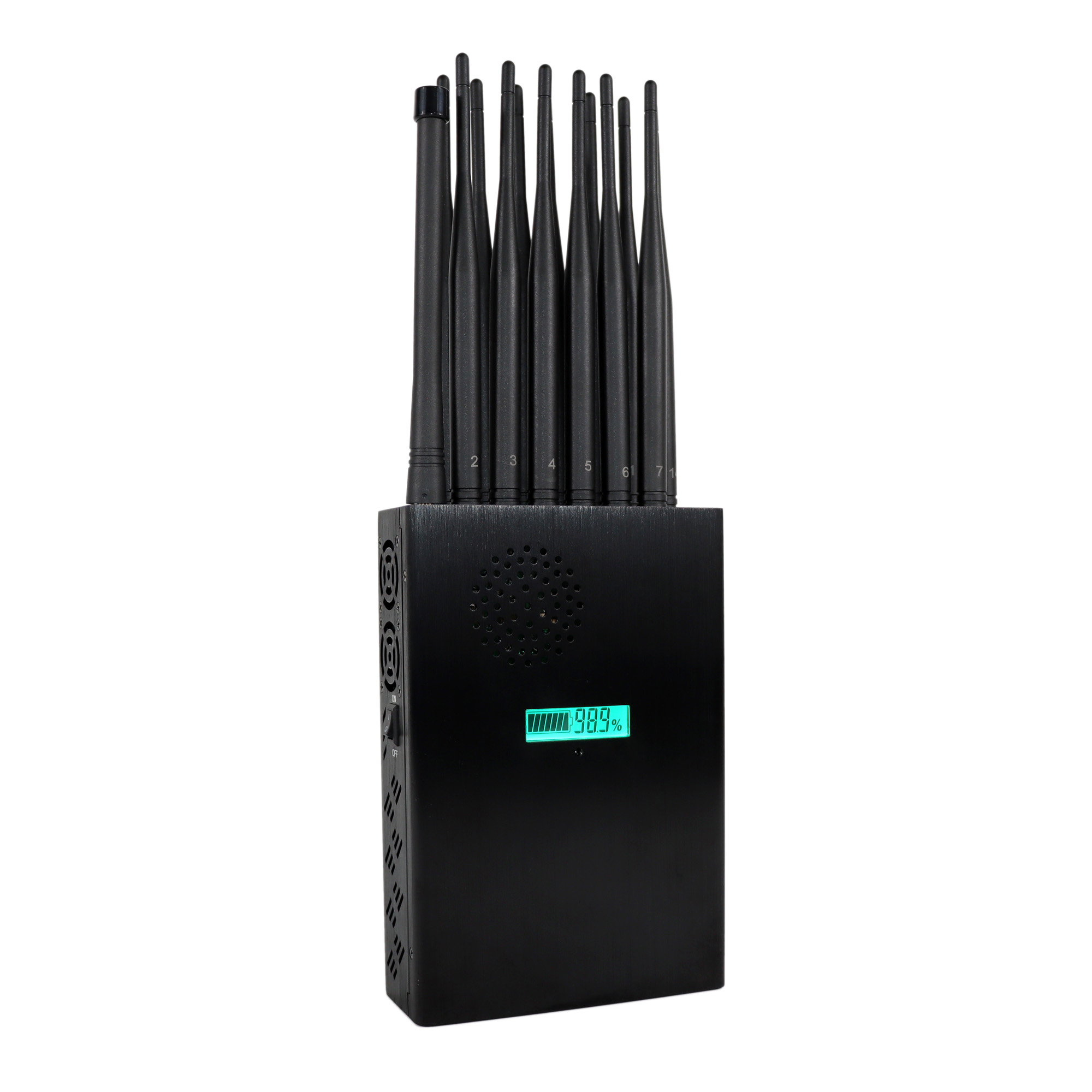 Portable 14 Antennas Signal Jammer With LCD Display