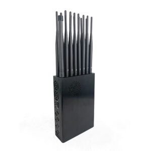 Handheld 16 Bands Cell Phone Signal Jammer With Nylon Cover,Blocking 5G 4G Wi-Fi 5G RF Signal Jammer,16Watt Jamming up to 25m