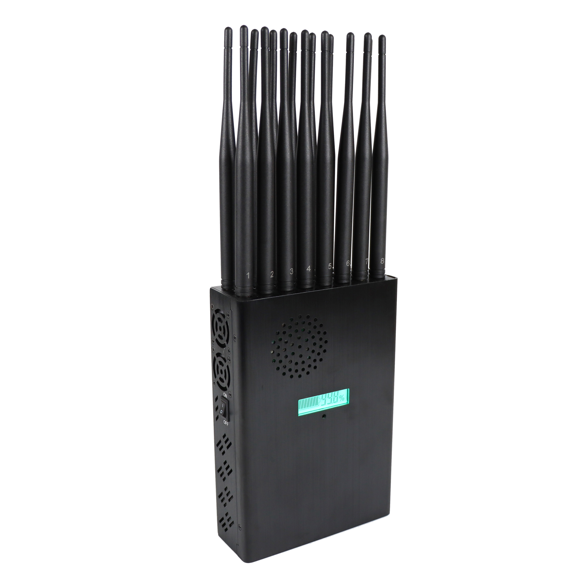16 Antennas Signal Jammer With LCD N16D
