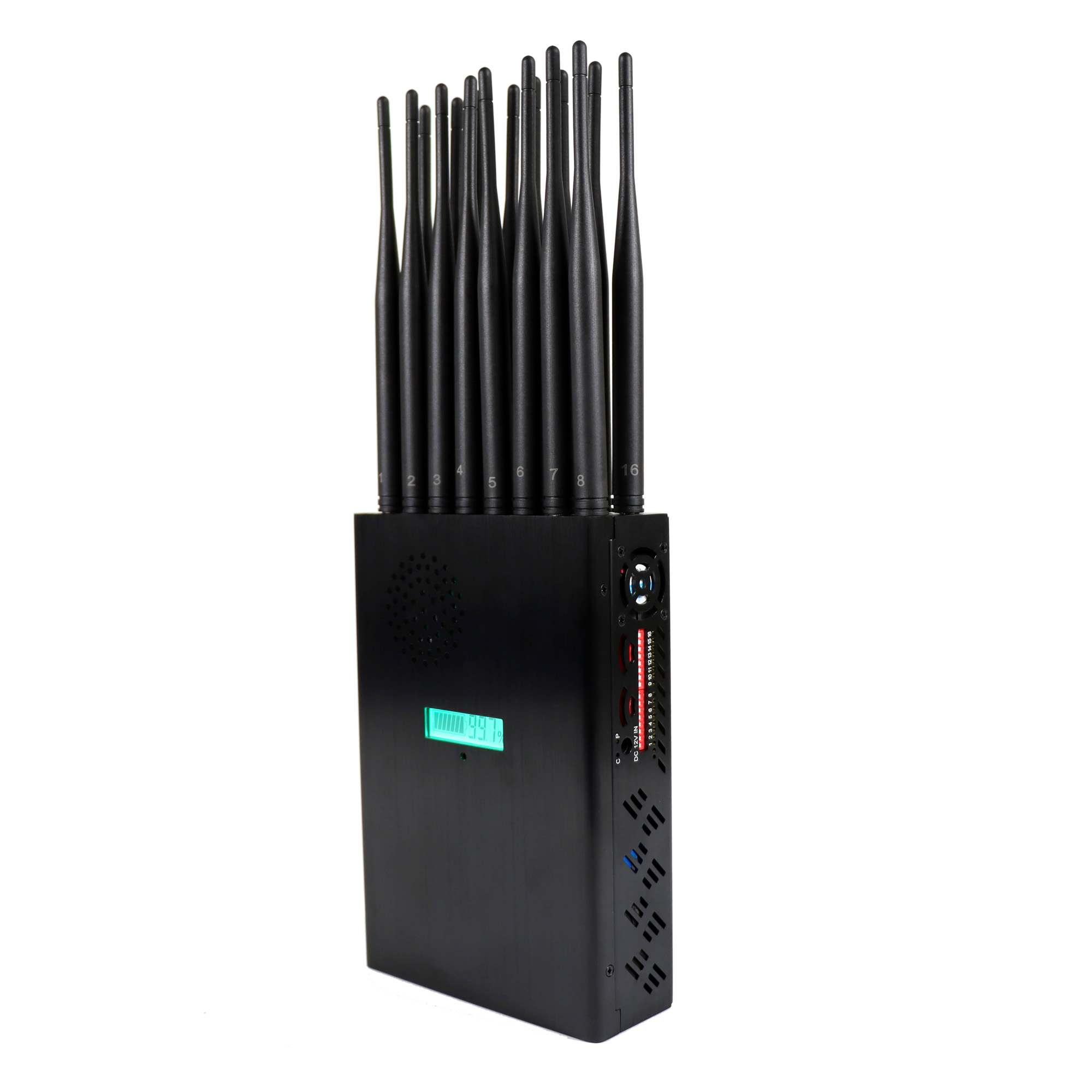 16 Antennas Signal Jammer With LCD N16D