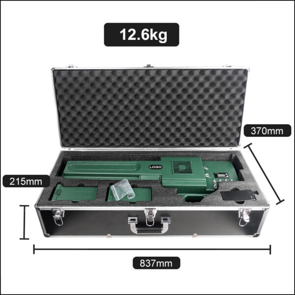 Anti Drone UAV Gun Style 8 bands 200W Signal Jammer TJ007