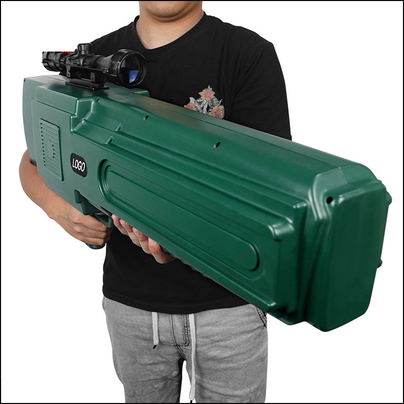 Anti Drone UAV Gun Style 8 bands 200W Signal Jammer TJ007