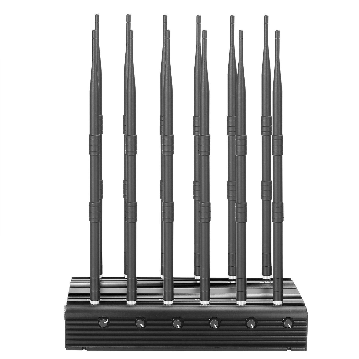 12 Antennas jammer Cell Phone WiFi GPS Lojack Signal Jammer