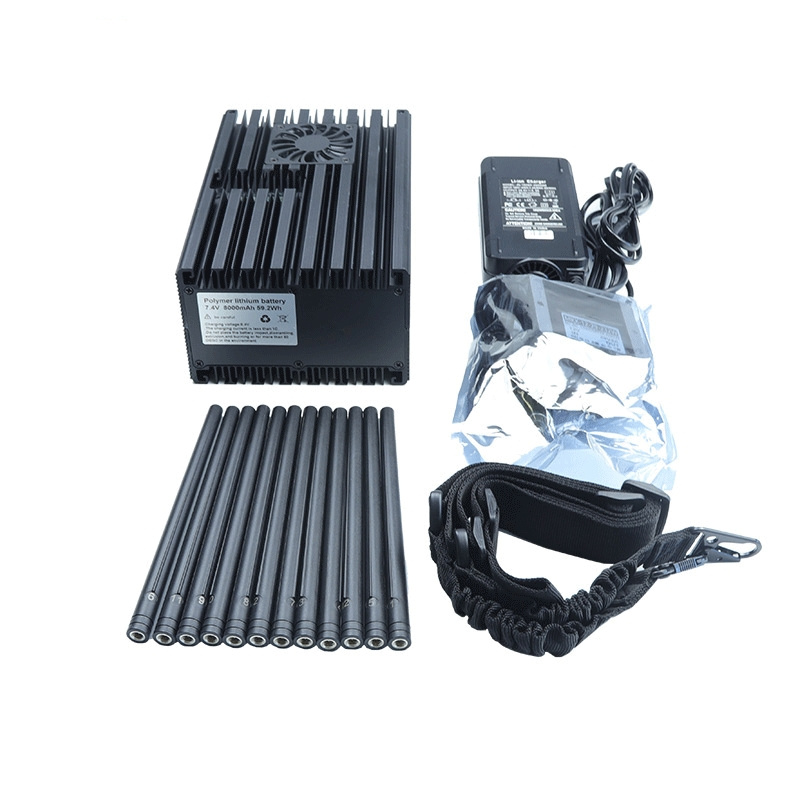 Portable 12 Bands Antennas Handheld Signal Jammer 60W P12Mx