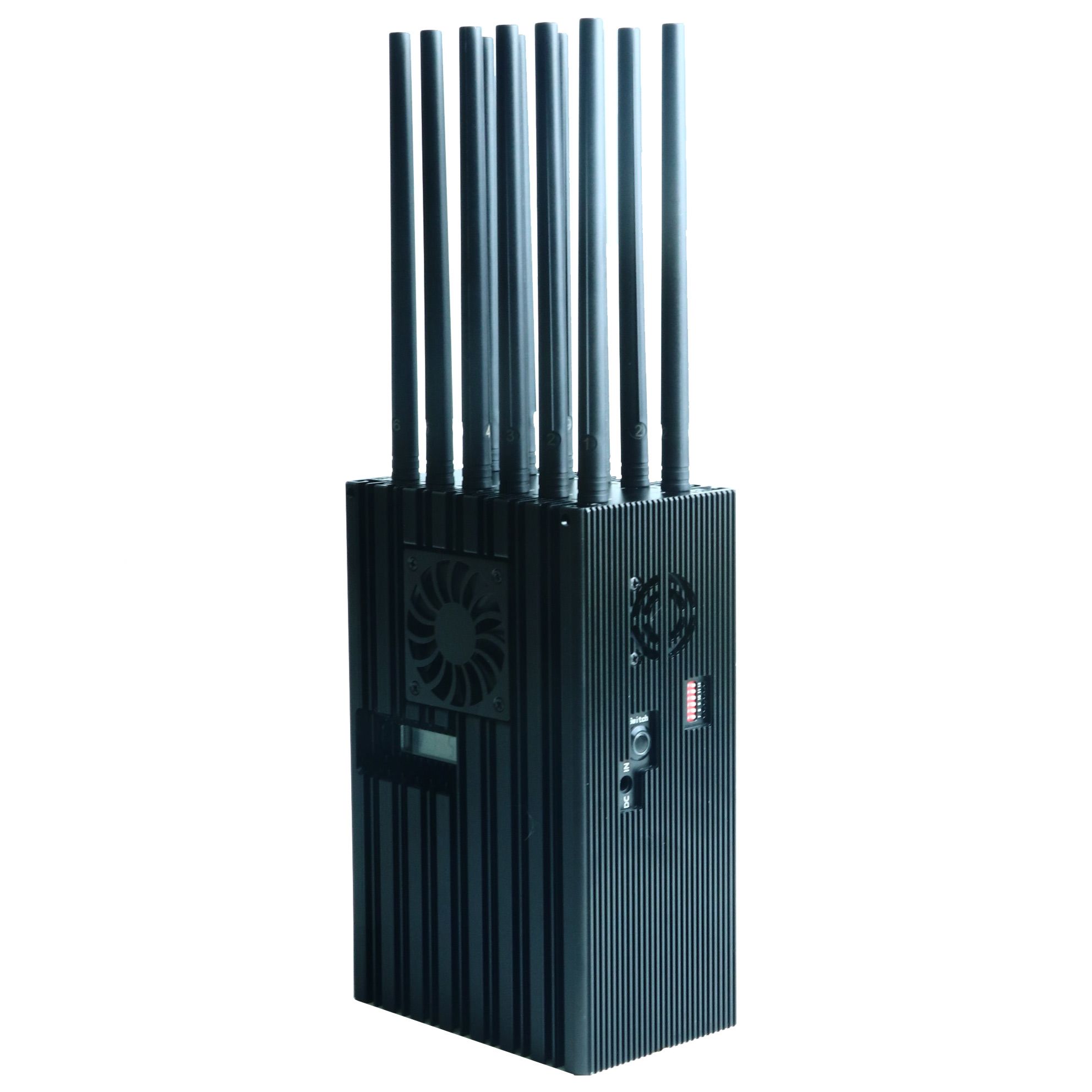 Portable 12 Bands Antennas Handheld Signal Jammer 60W P12Mx